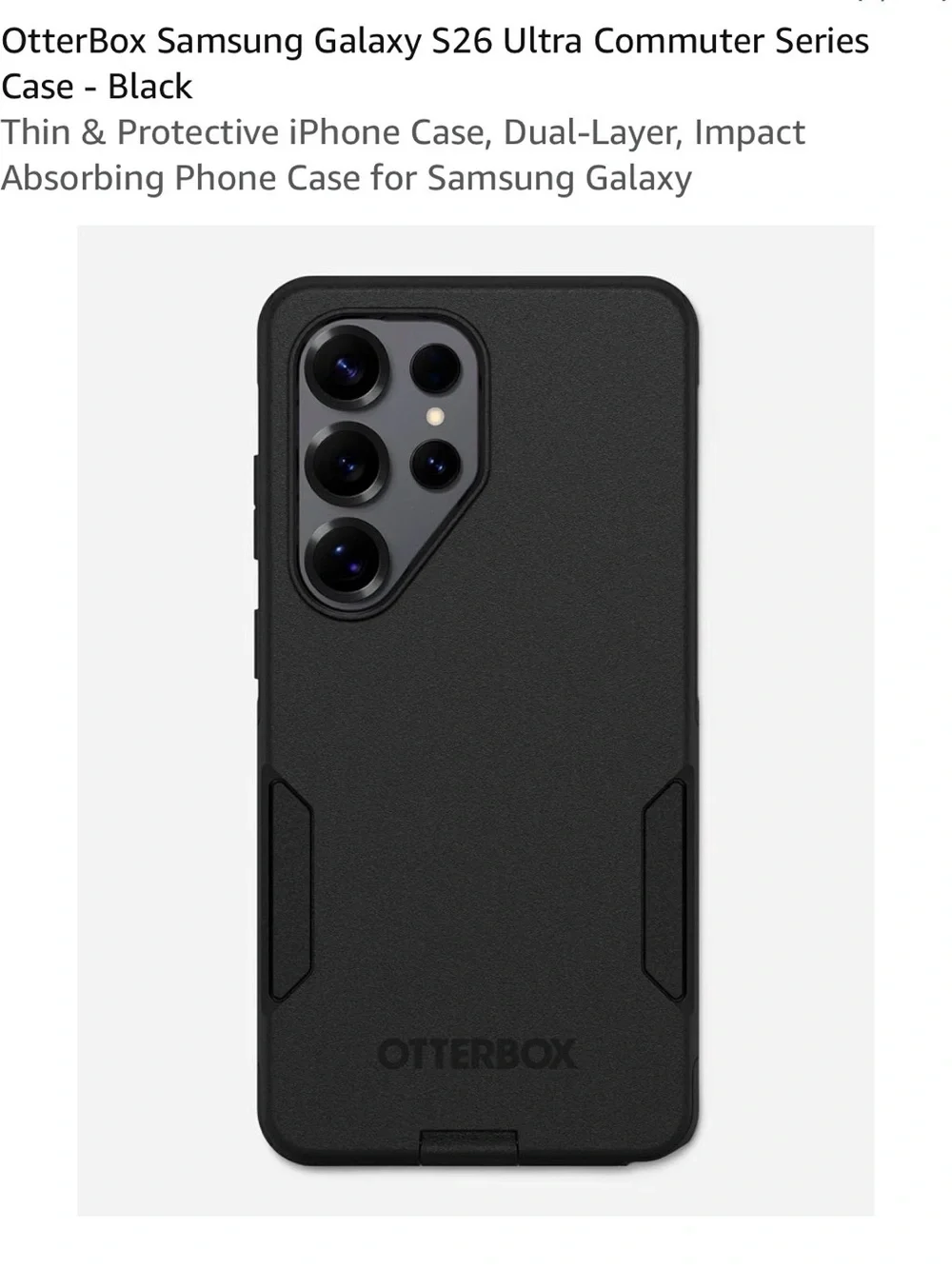 OtterBox Glass Screen Protector & Commuter Bundle